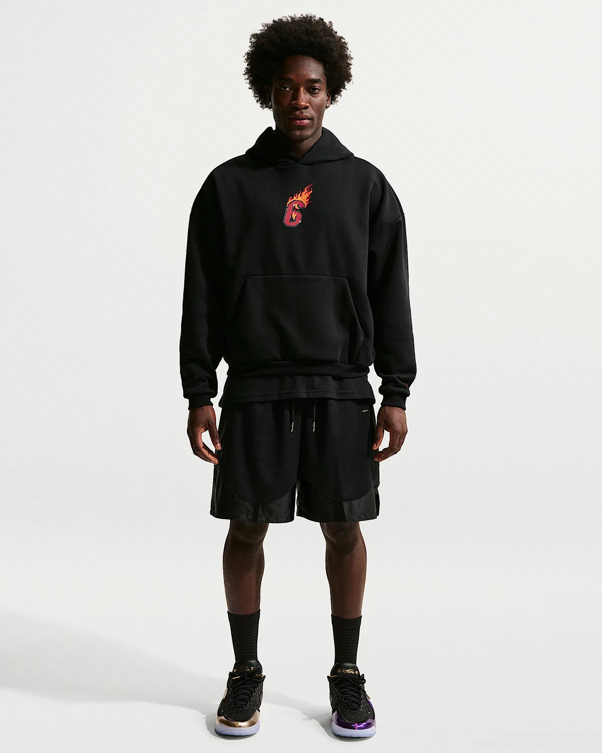Мужская баскетбольная худи Therma-FIT LeBron "Good Intentions", Black — фото 4