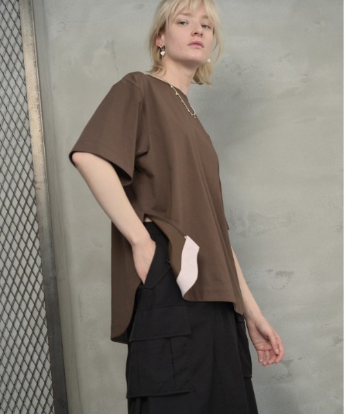 

Muel Chic Футболка, крой чик, бренд Muel, коричневый