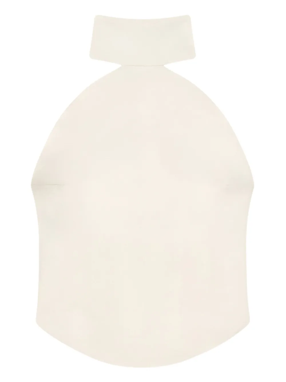 

Топ Ellipse с высоким воротником Courrèges, нейтральный