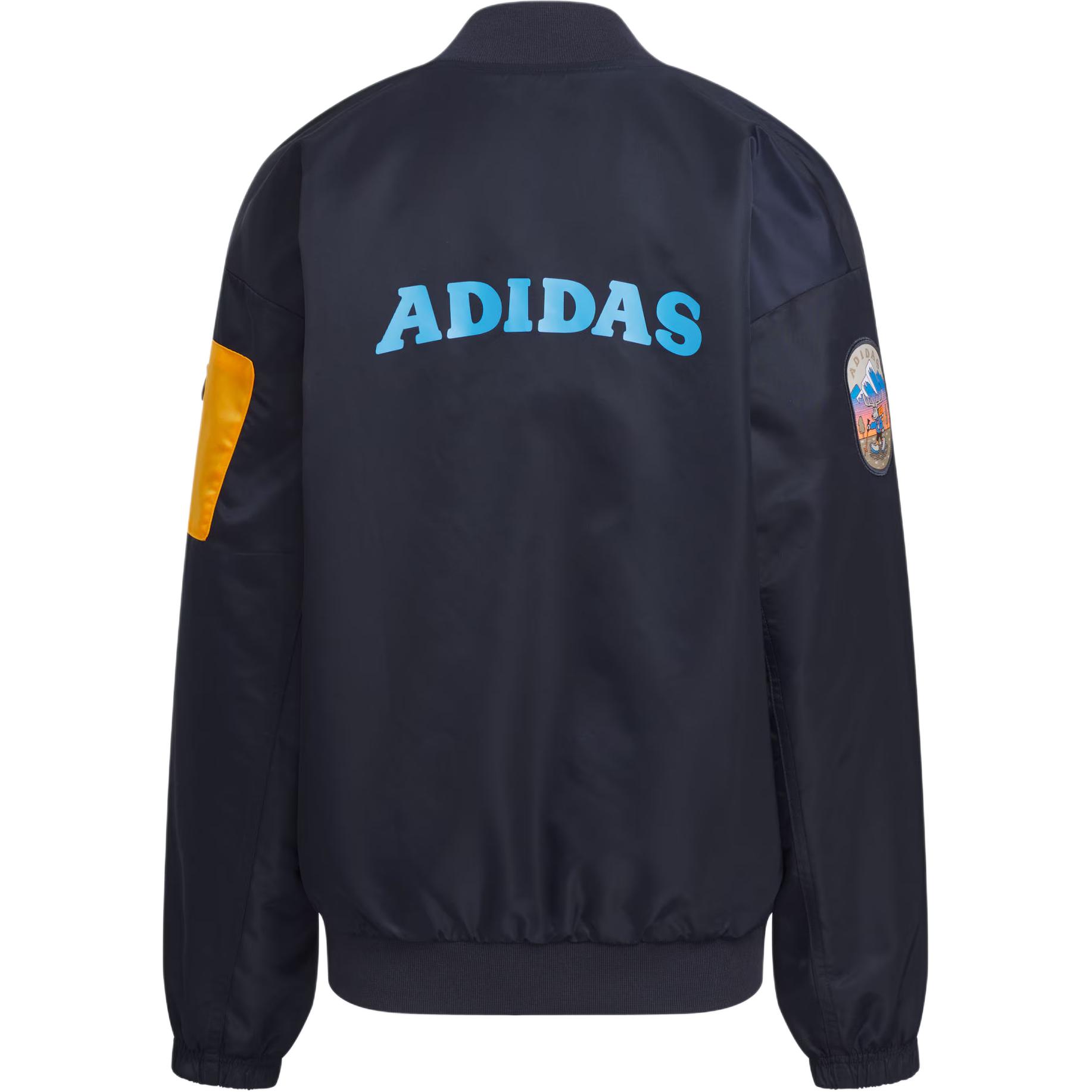 Куртка Adidas reversible, темно-синий/бежевый — фото 3