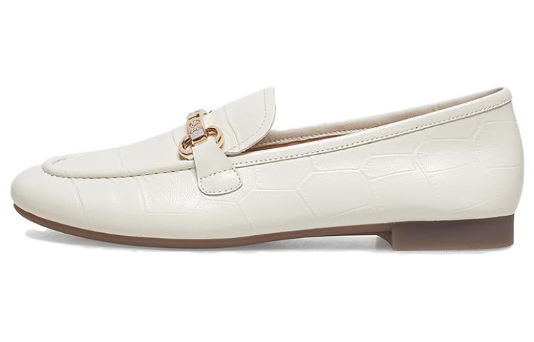 Ботинки Loafers BASTO Женские Экрю/Черный/Абрикос
