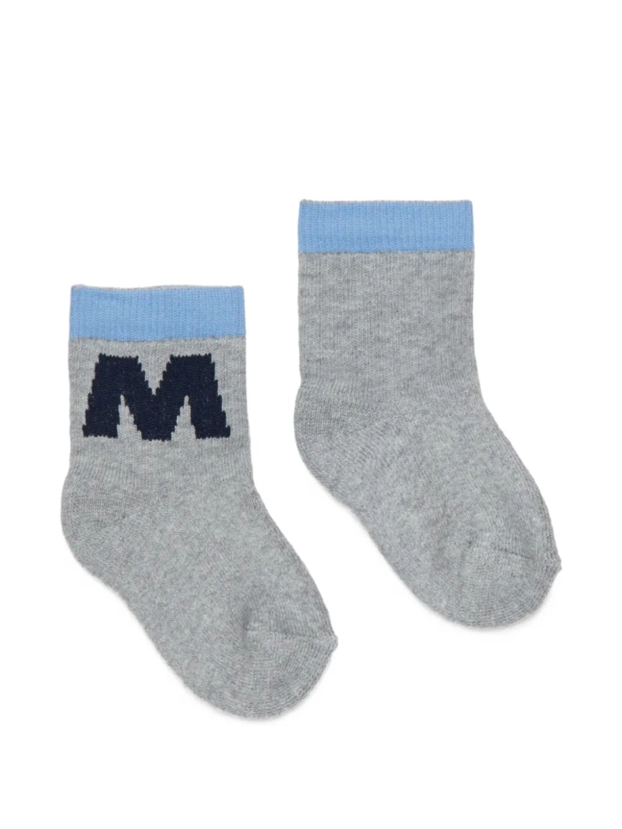 

Marni Kids носки вязки интарсия, серый
