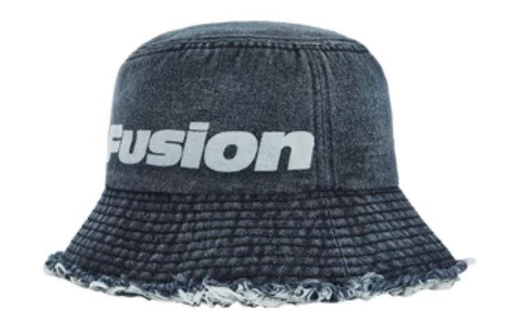 

Хлопковая панама унисекс постиранная серая FILA FUSION