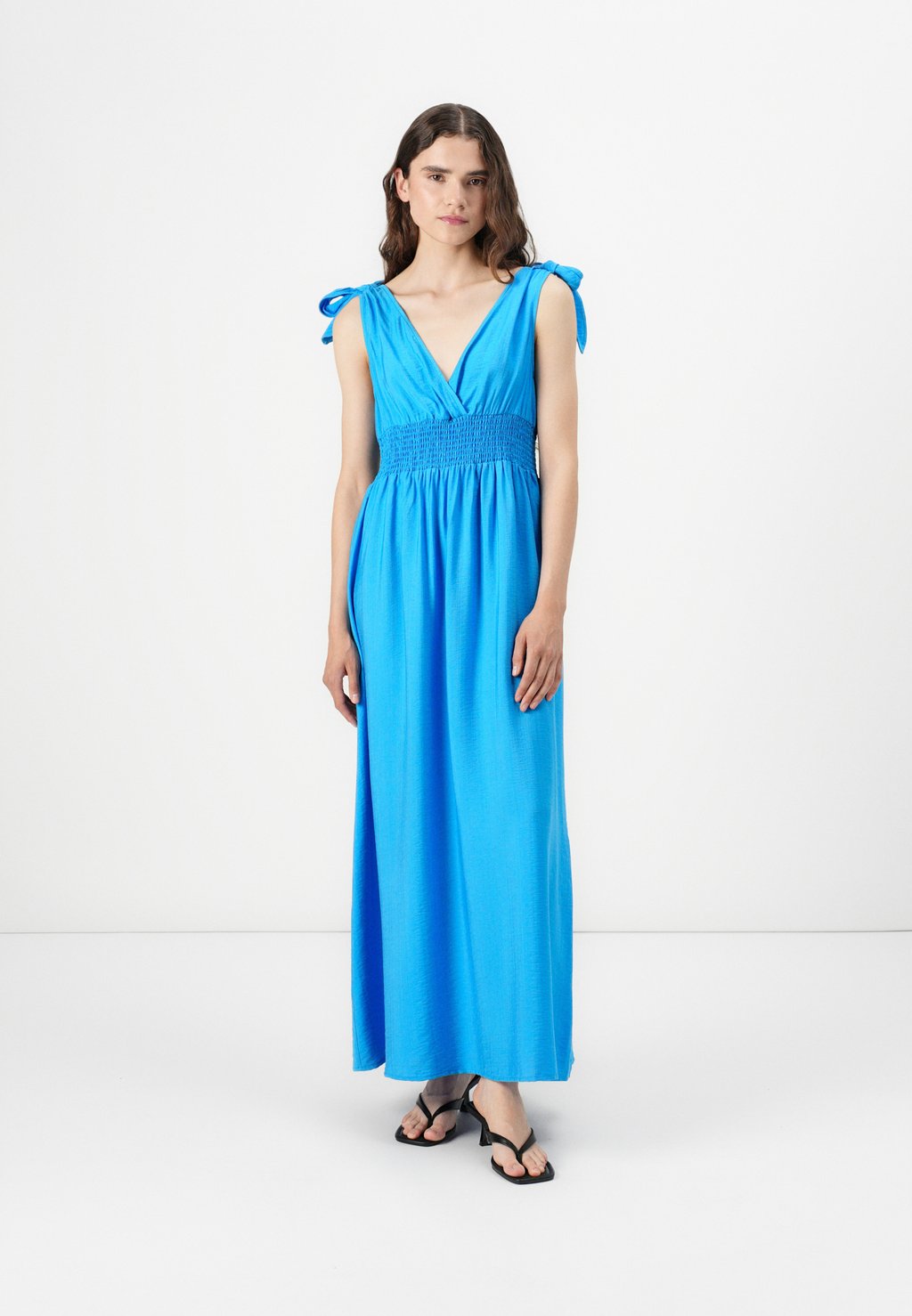 

Платье макси VMHAILEY TIE ANCLE DRESS Vero Moda, синий