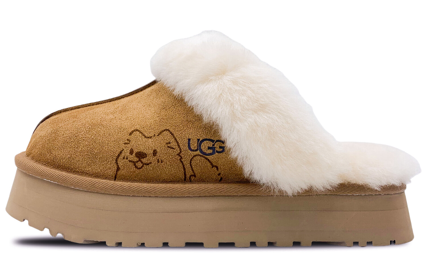 

Мюли женские с закрытым носком женские Ugg, цвет Chestnut Brown