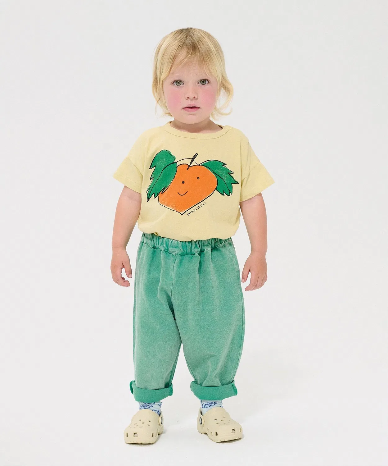 Футболка с коротким рукавом Curious Turnip бренда BOBO CHOSES, цвет жёлтый — фото 2