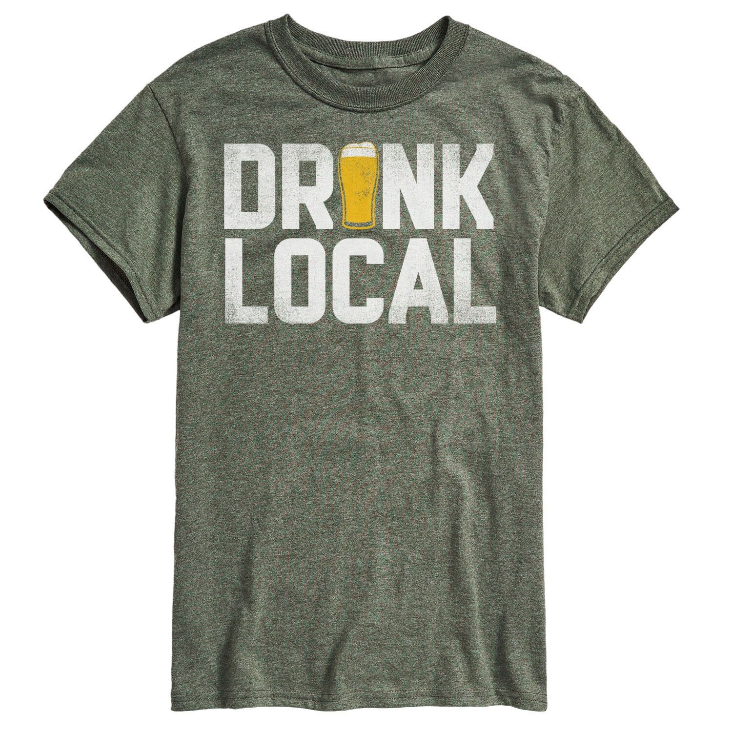 

Мужская футболка Drink Local Licensed Character