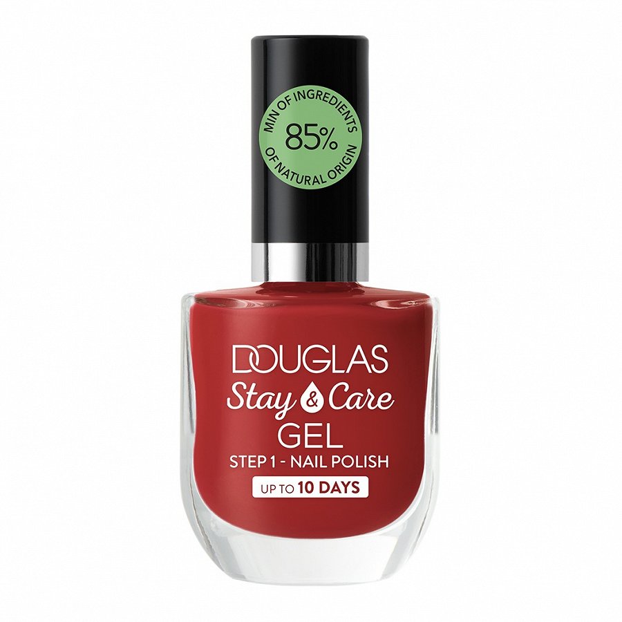 

Стойкий лак для ногтей с гелевым эффектом douglas make up stay & care gel polish Douglas Collection, цвет nr. 16 follow your heart, 10 мл