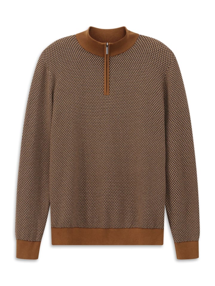 

Bugatti Вязаный пуловер цвета 70-коричневый