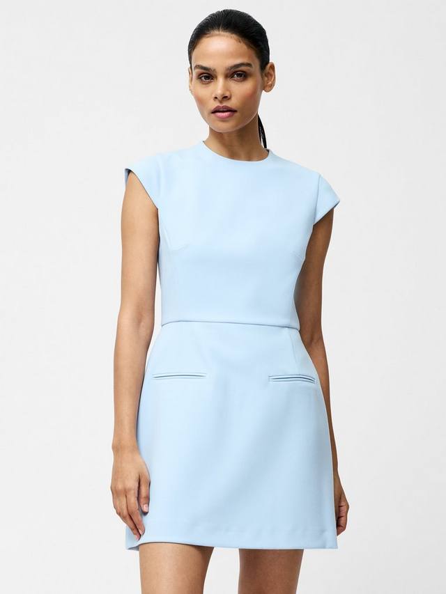 

Мини-платье с круглым вырезом whisper French Connection, цвет Cashmere Blue