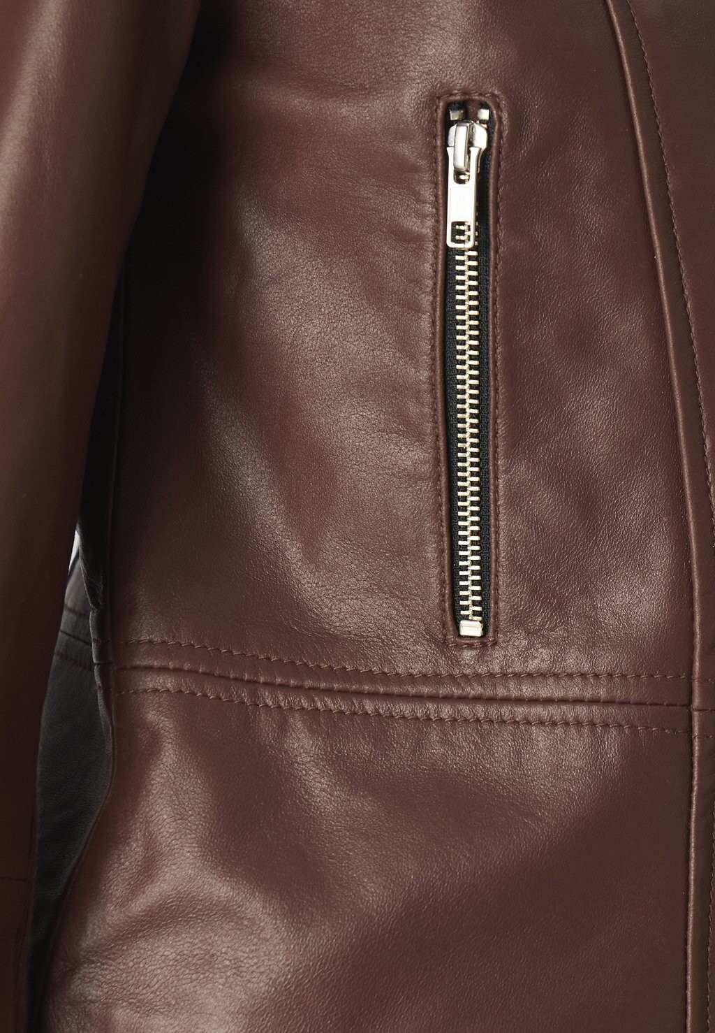 

Кожаная куртка SOPHIE JACKET YAS, коричневый