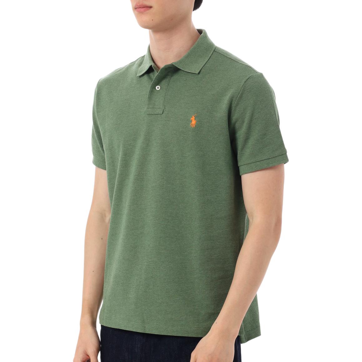 

Прямая поло с вышитым логотипом Polo Ralph Lauren, зеленый