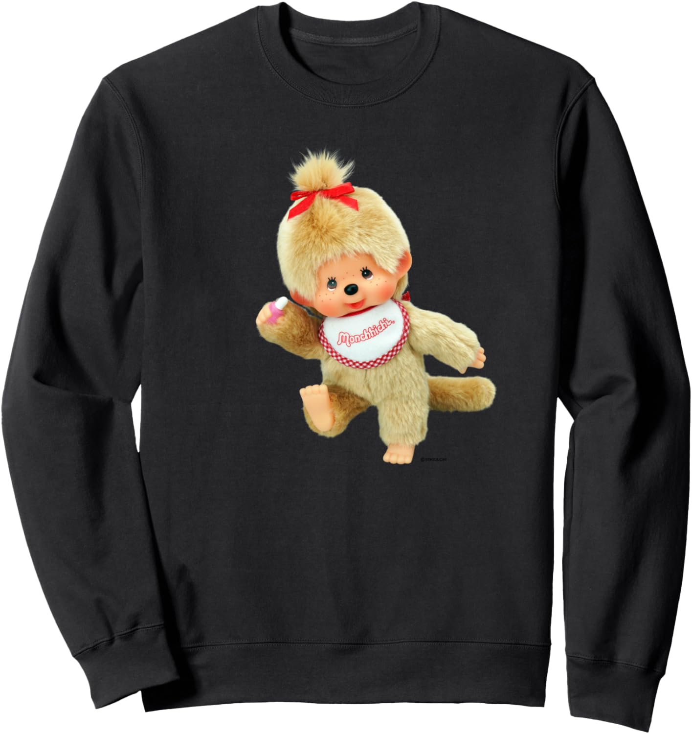 

Толстовка с графическим принтом Monchichi, черная Monchhichi, Черный, Толстовка с графическим принтом Monchichi, черная Monchhichi