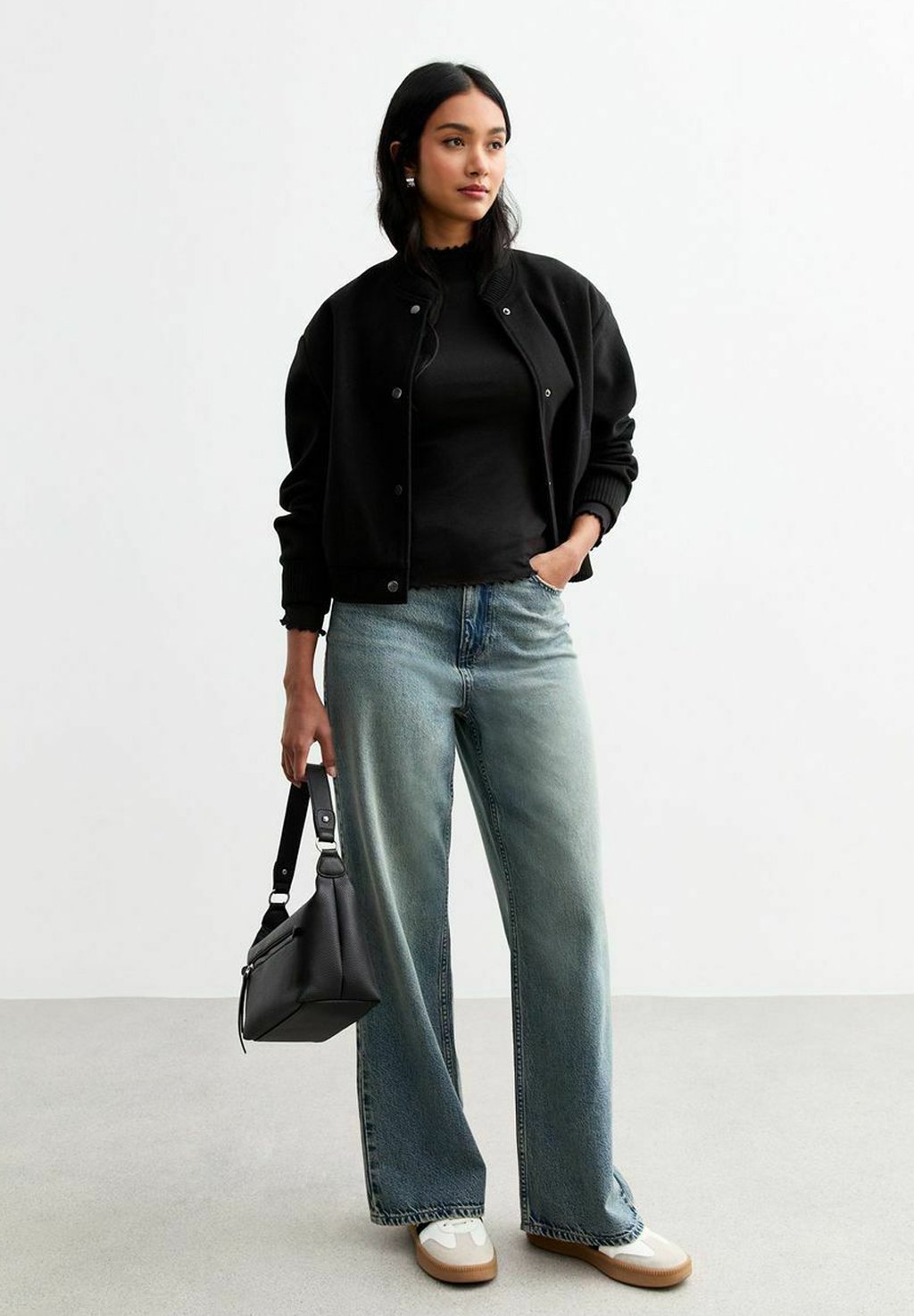 

Джемпер NECK LONG SLEEVE New Look, черный