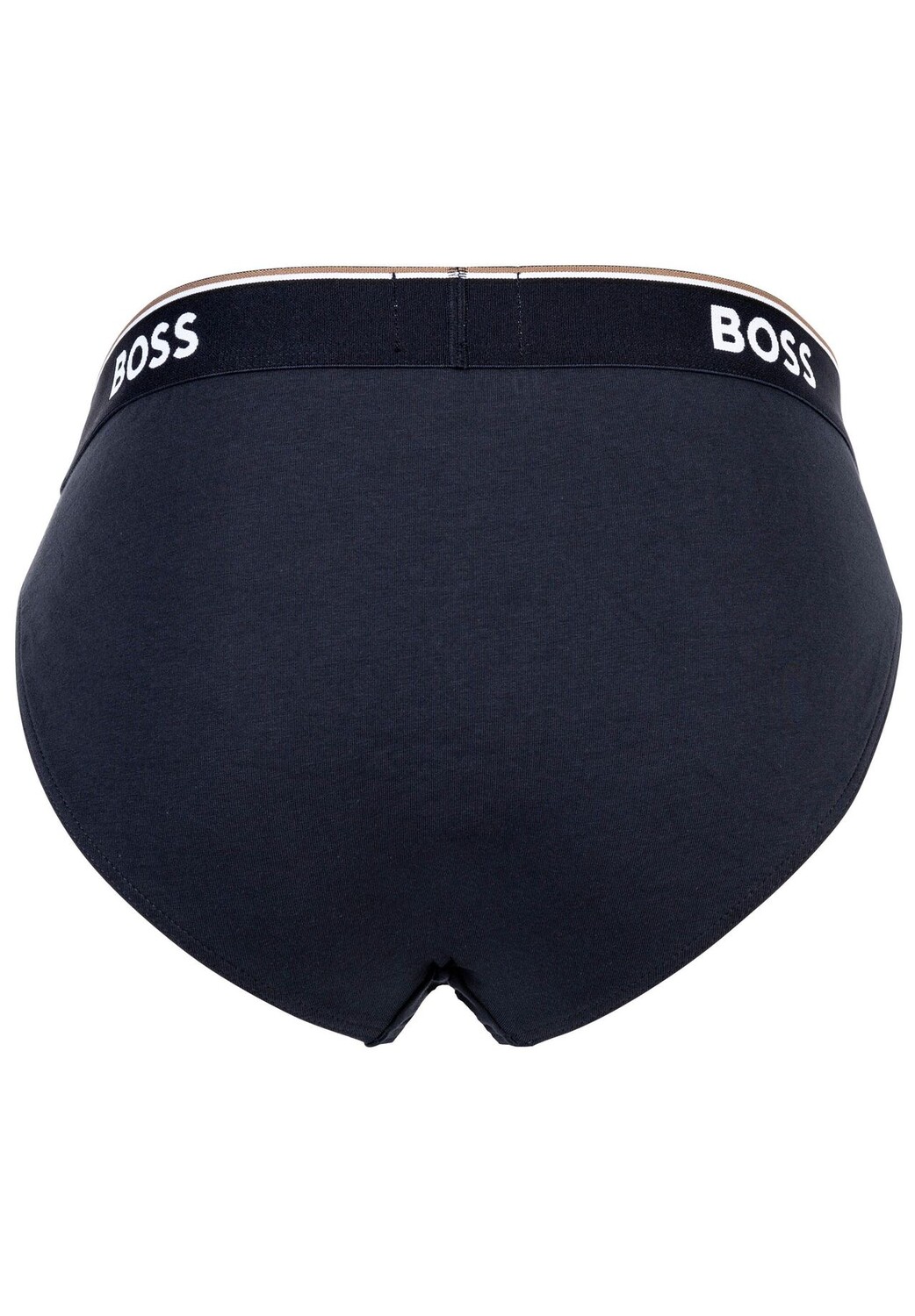Мужские трусы из хлопка (3 пары) BOSS, цвет Open Blue — фото 4