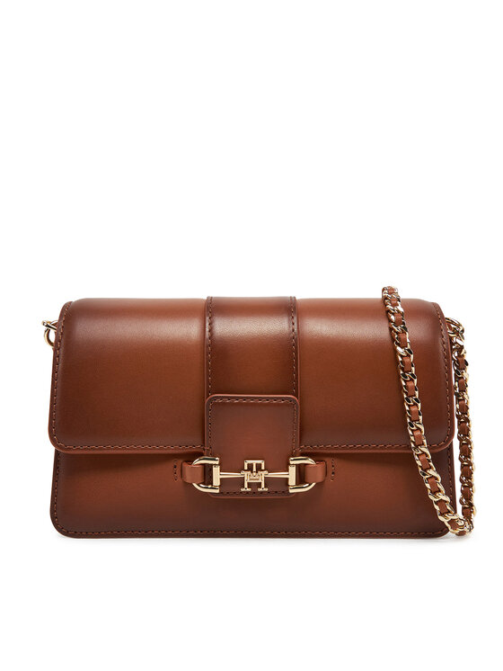 

Сумочка Heritage Leather Crossover Burn AW0AW17398 Tommy Hilfiger, коричневый