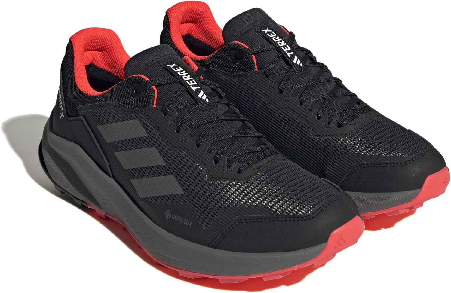 

Кроссовки Terrex Trailrider GTX adidas, цвет Black/Grey/Solar Red