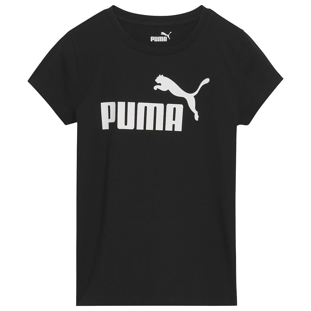 

Джерси с короткими рукавами и графическим рисунком PUMA Core Pack для девочек 7–16 лет, черный