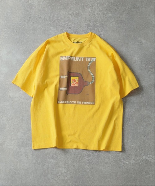 

Футболка с индивидуальным принтом Savignac, желтый