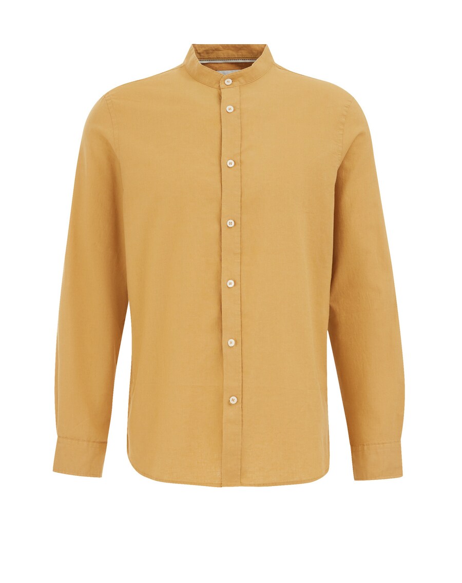 

Рубашка Slim Fit на пуговицах WE Fashion, цвет Mustard