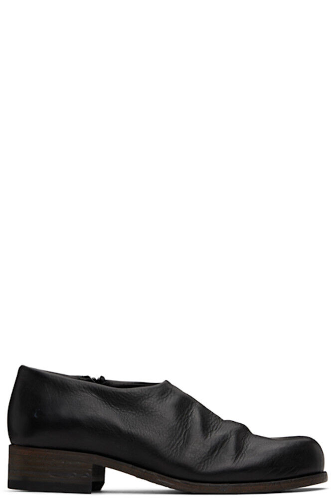 

Черные туфли Adam Signature Edition Bubble Toe Zip On Loafers Edward Cuming