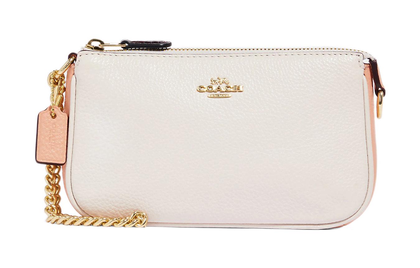 

COACH Нолита Кожаная Сумочка через Плечо Клатч Женская Белая