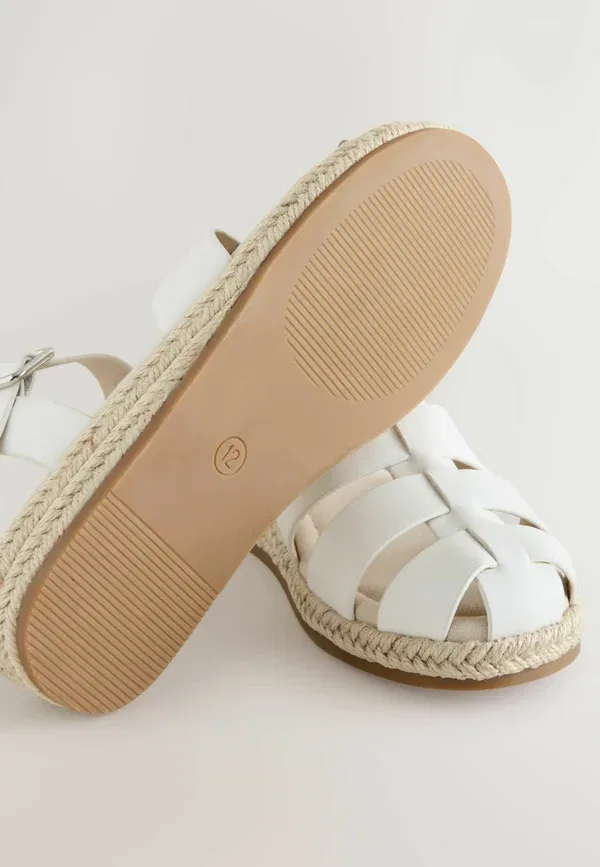 Сандалии Next Standard fit (f) fit wedge fisherman sandals, белый — фото 3
