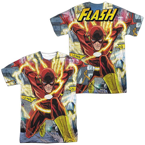 

Футболка adult poly crew с принтом justice league of america police line Licensed Character