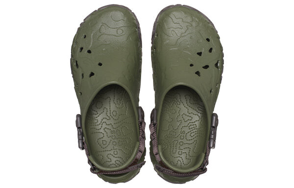 Сандалии all-terrain atlas clog 'army green espresso' Crocs, зеленый — фото 4