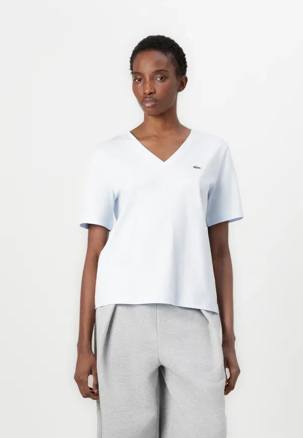 Футболка Lacoste Rill, однотонная, белая