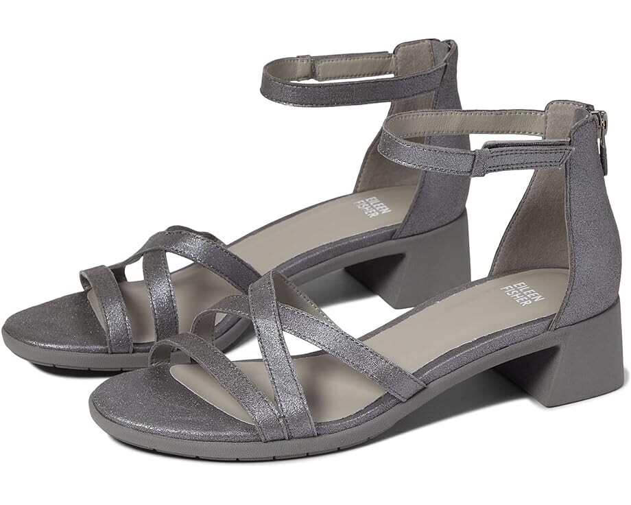 

Туфли Eileen Fisher Noni, цвет Silver Metallic Suede