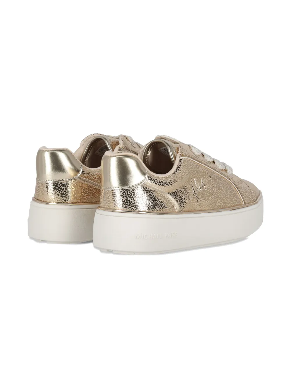 Кроссовки с логотипом Michael Kors Kids, золотой — фото 4