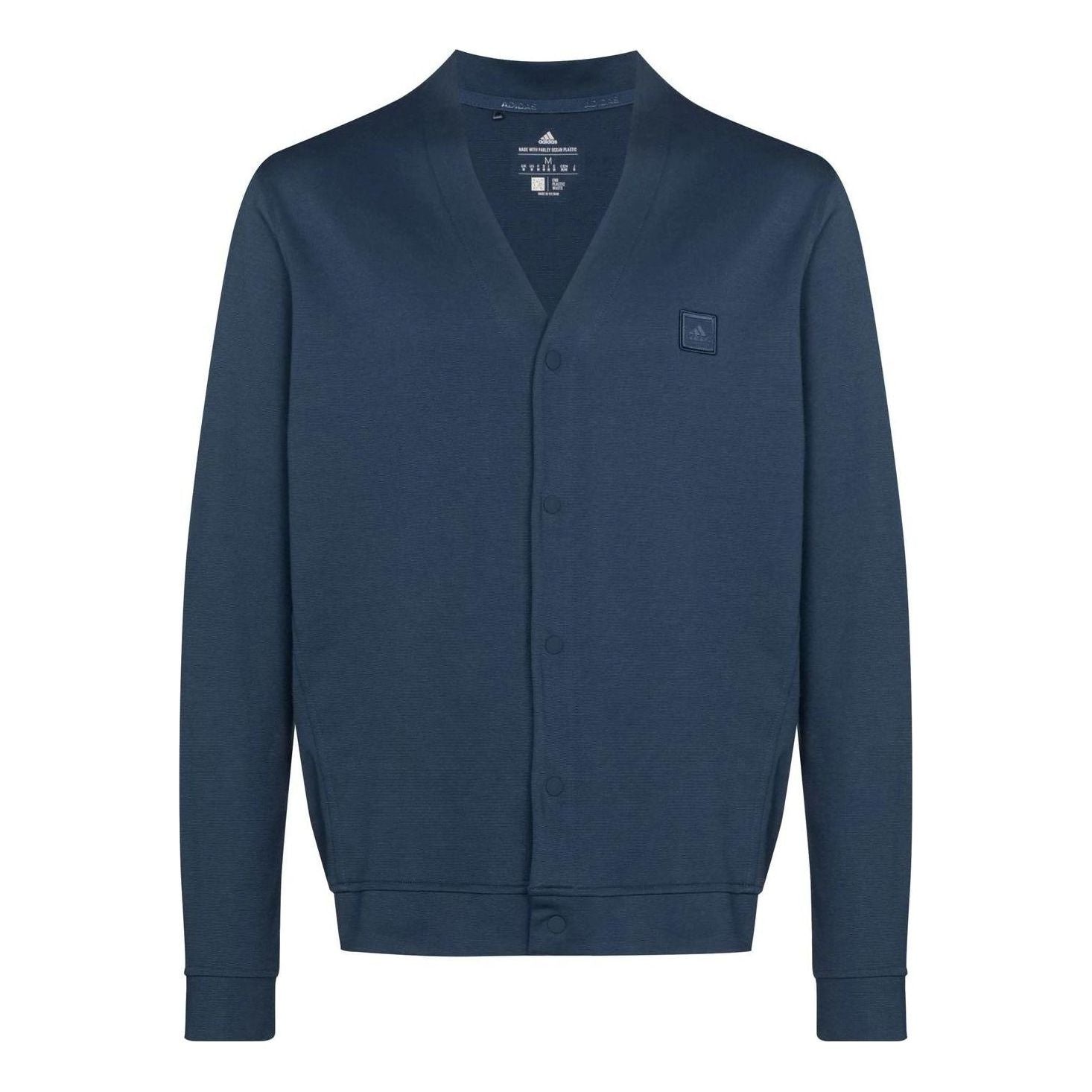 

Толстовка Men's adidas Logo Embroidered V Neck Long Sleeves Knitwear Blue