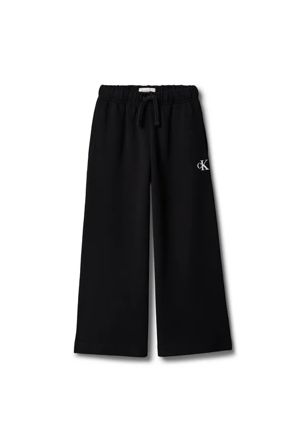 Спортивные брюки с широкими штанинами и логотипом Calvin Klein Jeans, Black — фото 4
