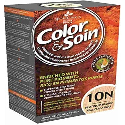 

Les 3 Chenes Color & Soin Permanent Color Care Платиновый блонд 10N Les 3 ChÊNes