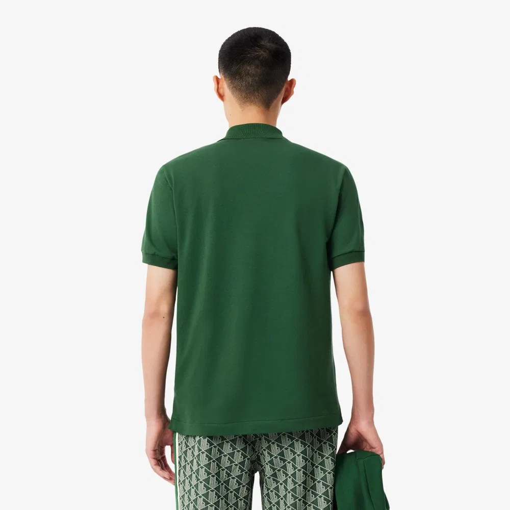 Футболка-поло Lacoste мужская классическая зеленый — фото 3