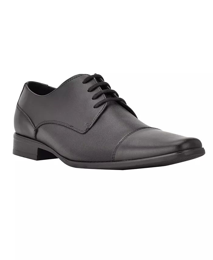 

Мужские туфли Bram Lace Up Cap-Toe из кожи Calvin Klein, черный