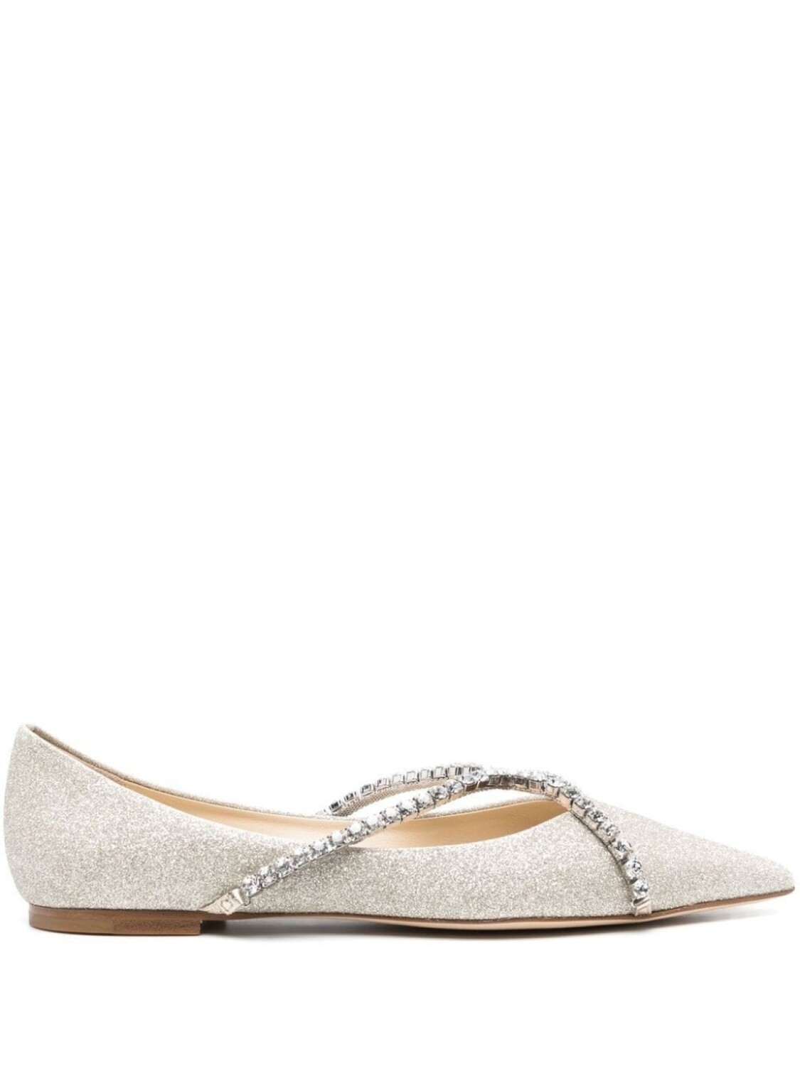 

Jimmy Choo балетки Genevi, серебристый