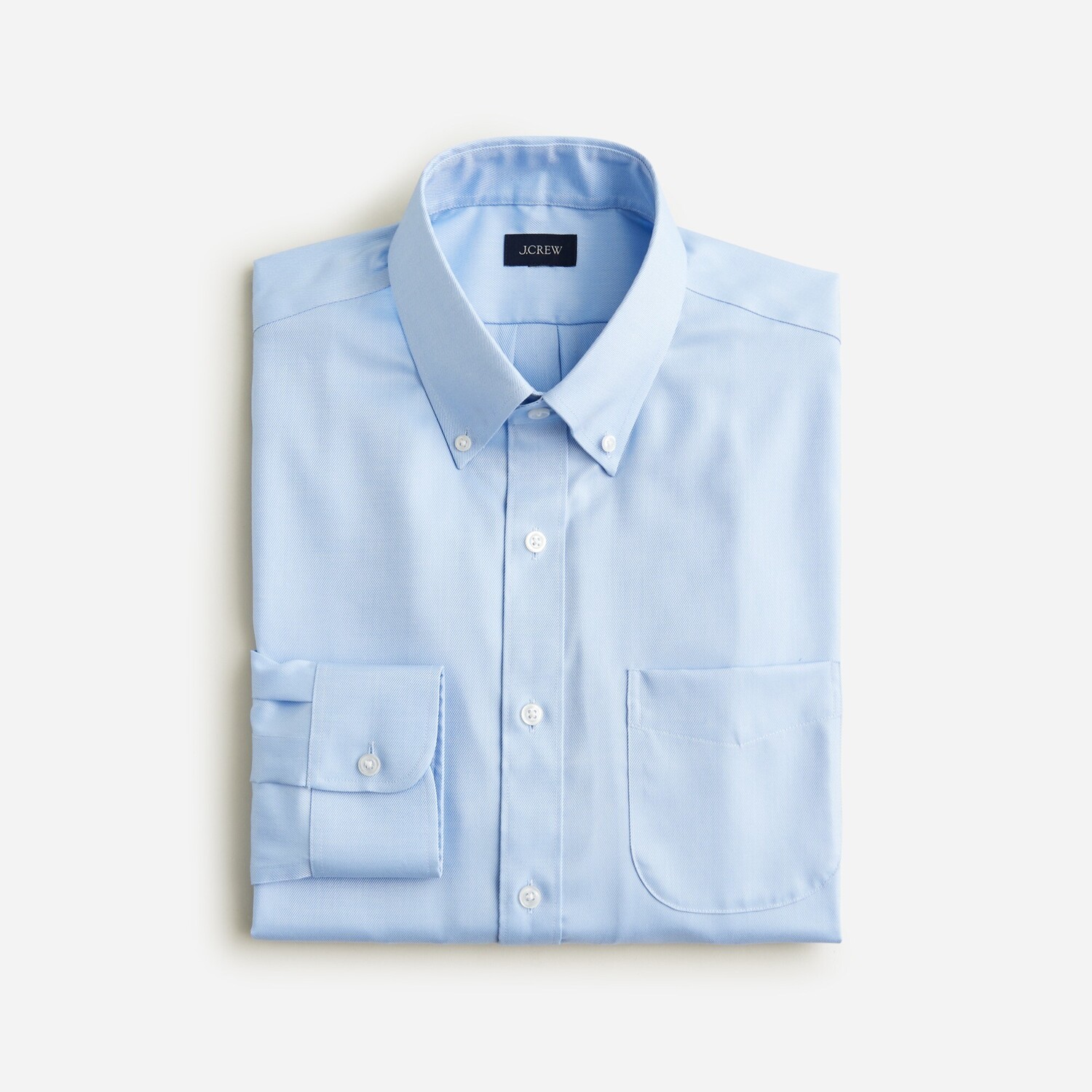 

Рубашка Bowery из немнущейся ткани с заостренным воротником J.Crew, синий