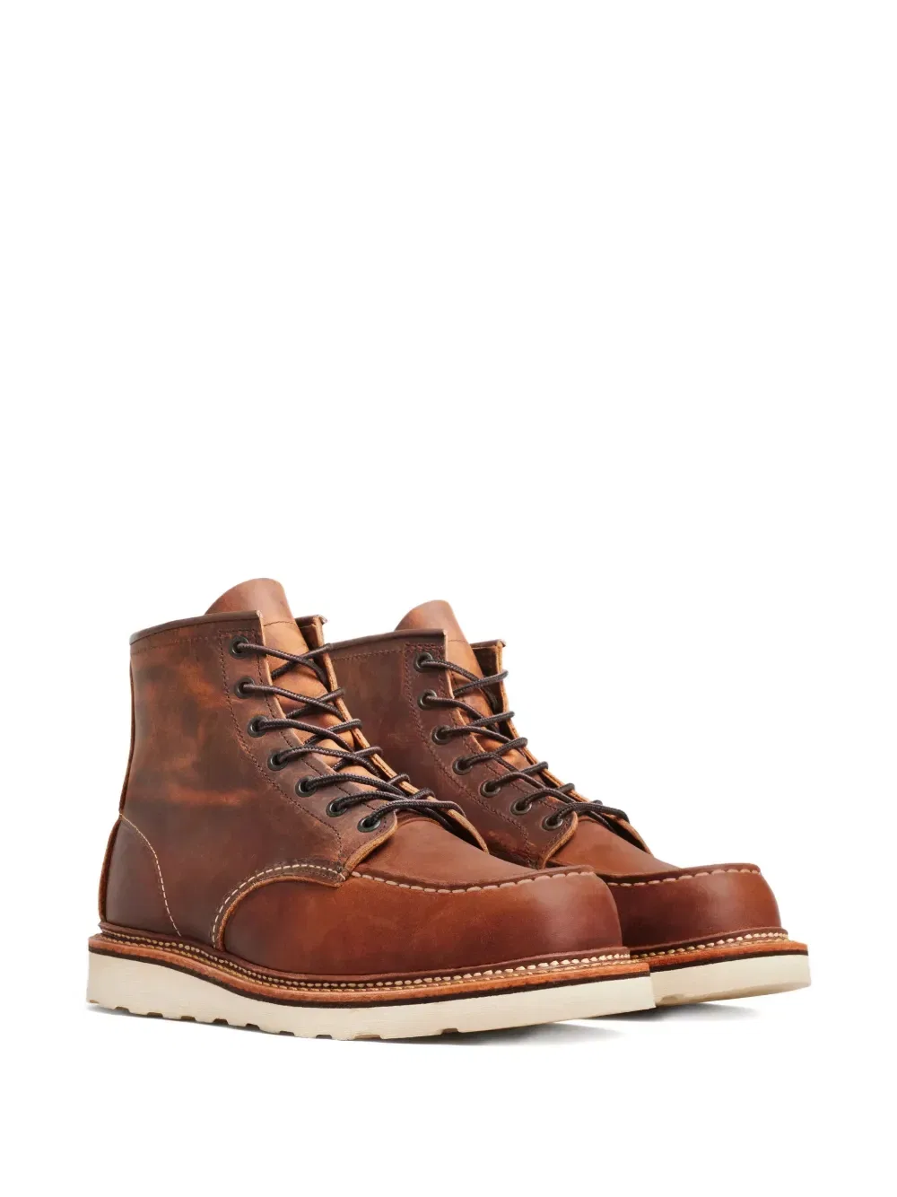 Классические мокасины на шнуровке Red Wing Shoes, коричневый — фото 2