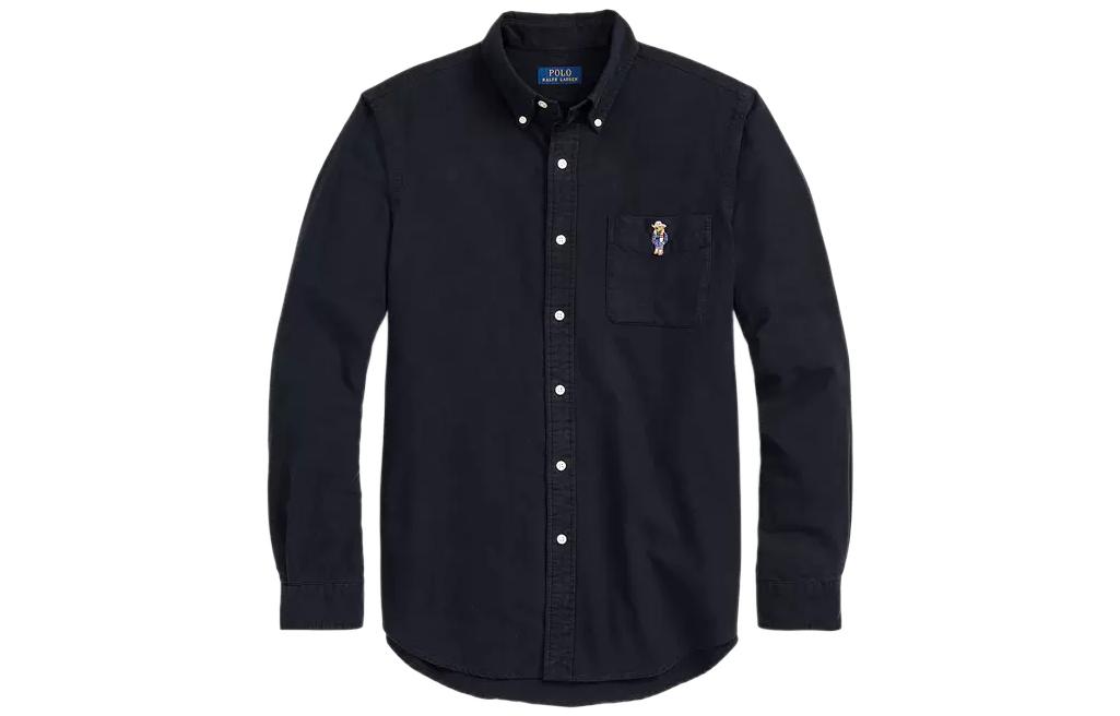 

Футболка поло мужская черная FW22 Polo Ralph Lauren