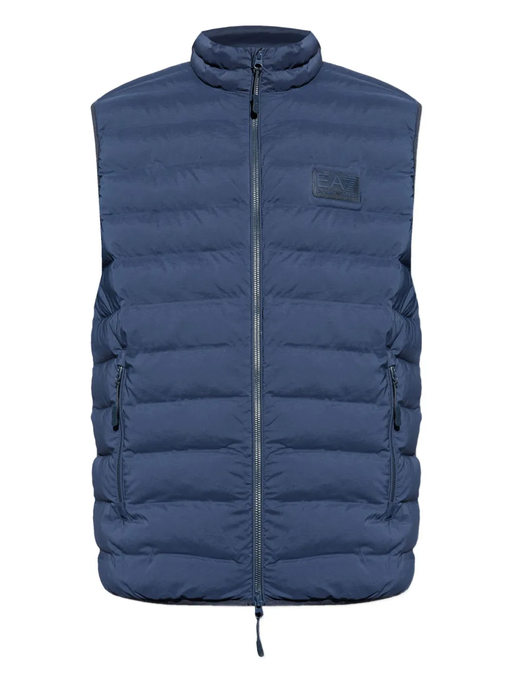 

Стеганый жилет с логотипом Ea7 Emporio Armani, синий