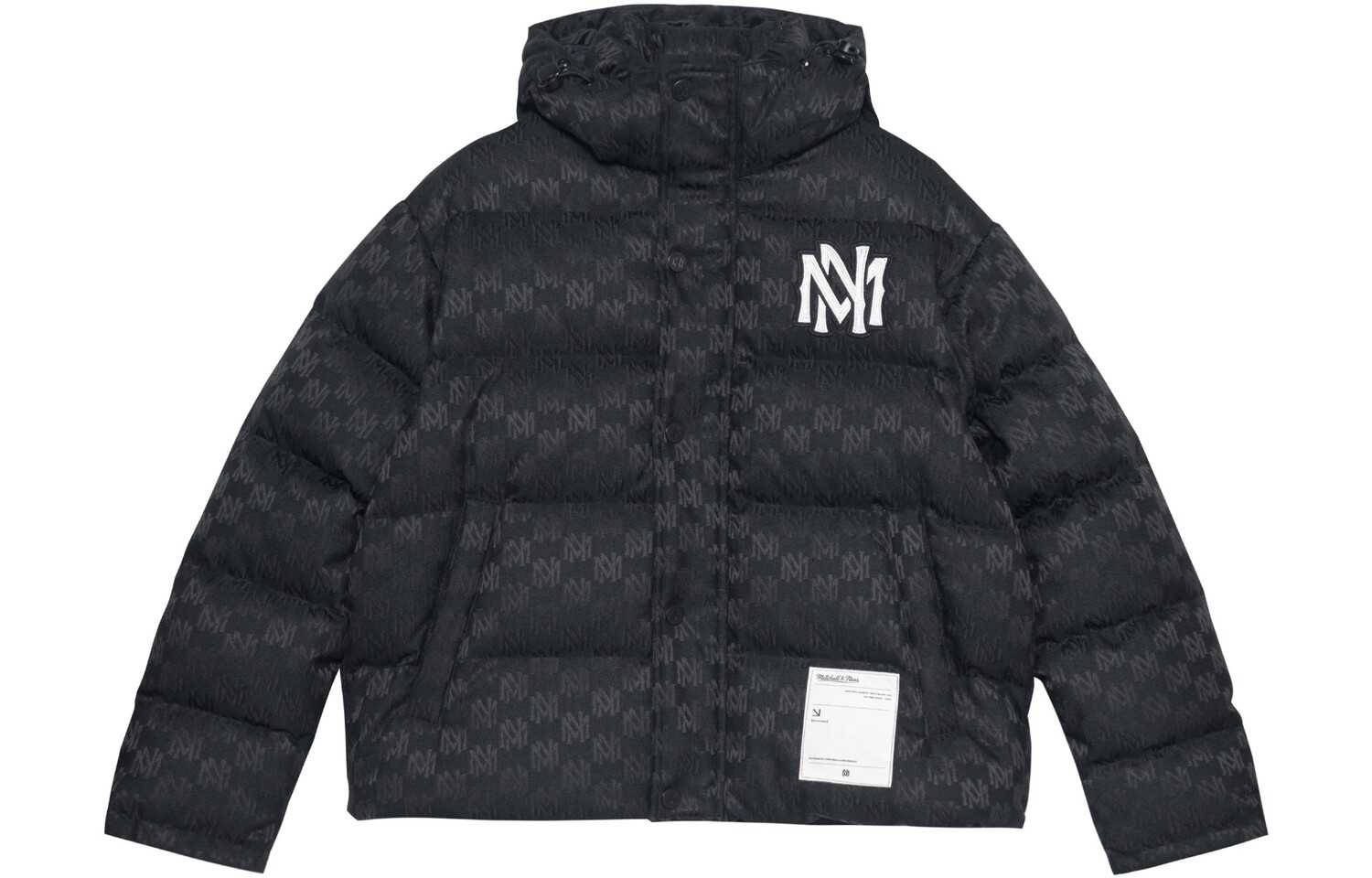 

Пуховик унисекс Mitchell & Ness, Черный