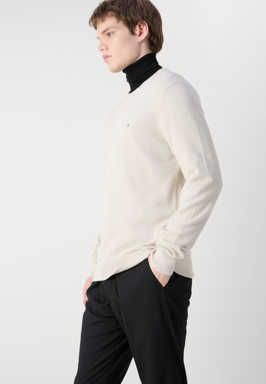 

Джемпер STRUCTURE SWEATER Calvin Klein, кремовый