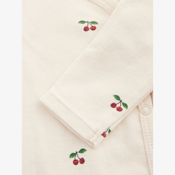 Боди Cherry-Print из органического хлопка 0-6 месяцев Konges Slojd, красный — фото 2