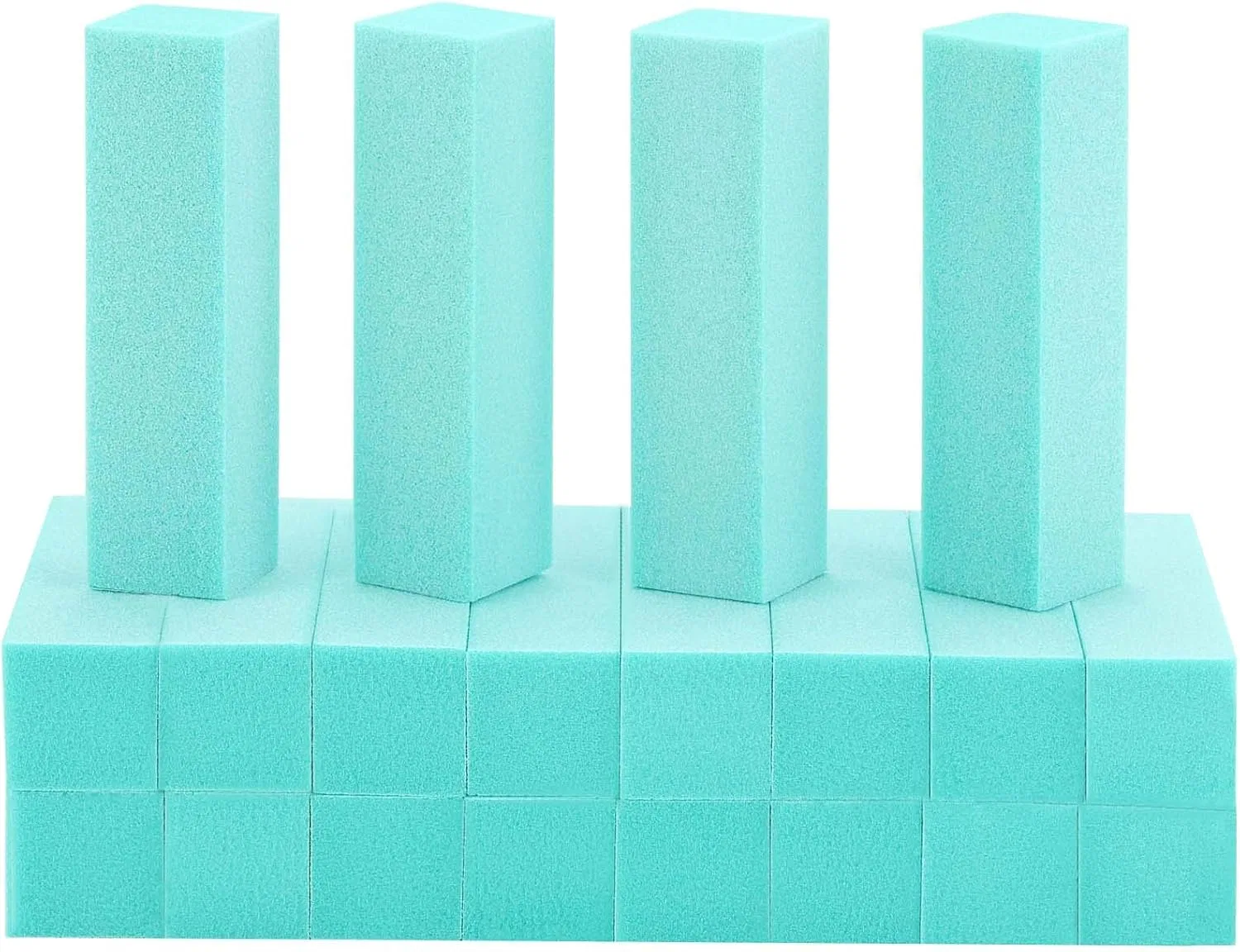 Зеленые пилки для ногтей 20 шт. 60/100 грит Acdesign