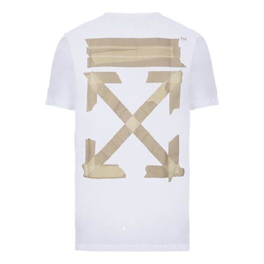 

Футболка OFF-WHITE C/O Virgil Abloh Men'S White Tape Arrows Slim, белый