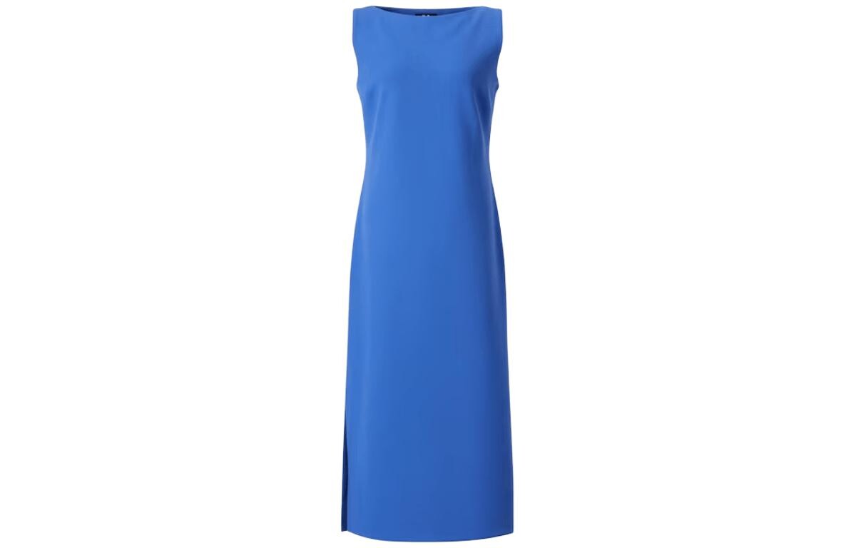 Женское платье без рукавов UNIQLO, цвет Blue