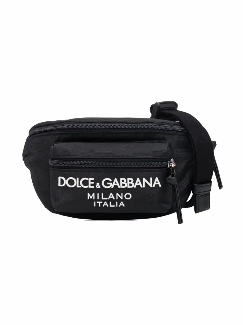 

Сумка-пояс с логотипом Dolce&Gabbana, черный