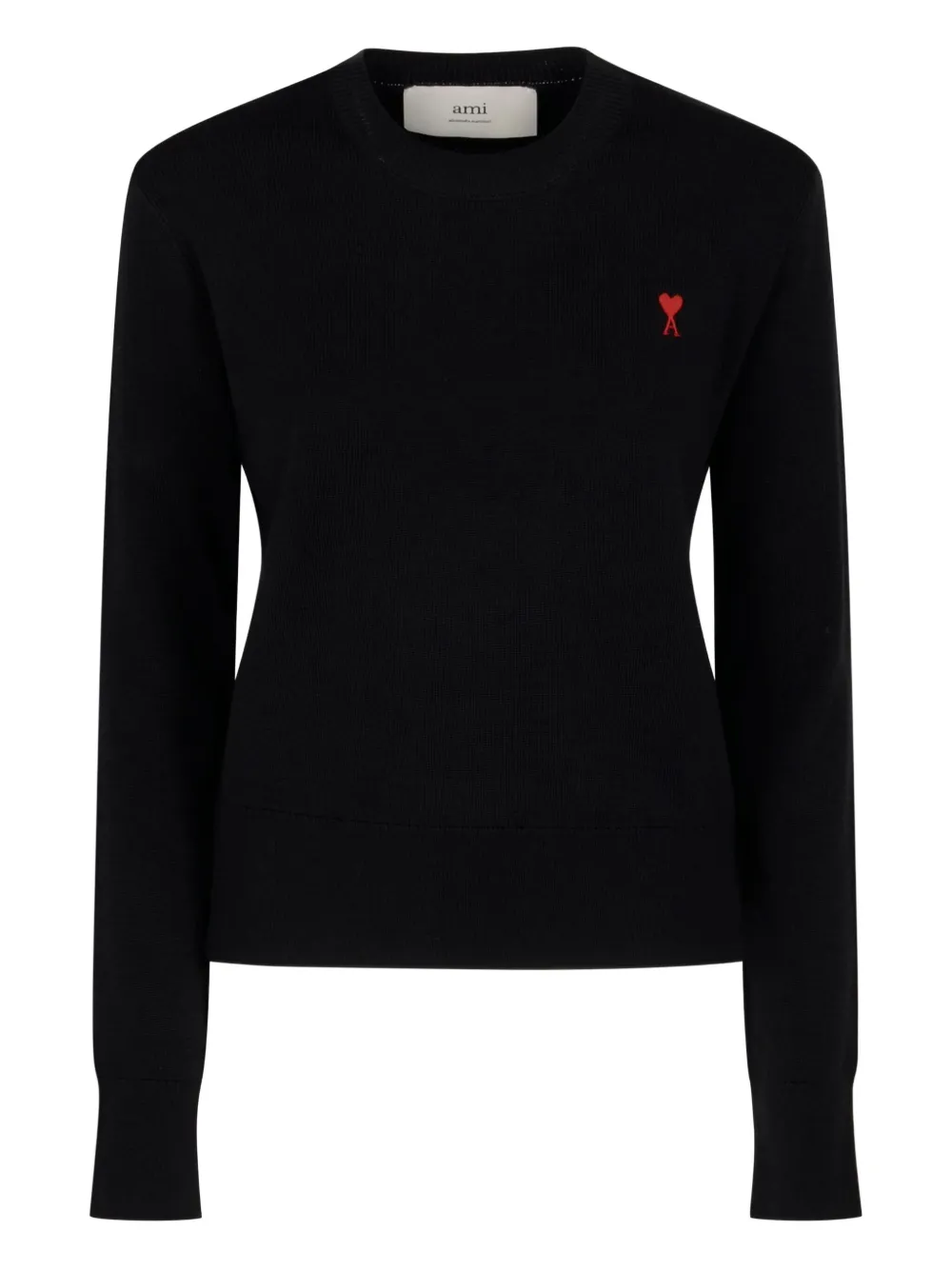 

Свитер с нашивкой Ami de Coeur Ami Paris, черный